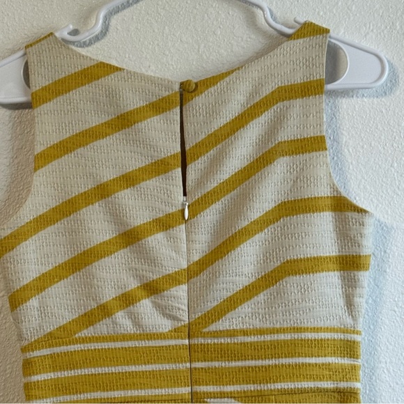 The Limited Yellow and White Striped Mini Dress - Picture 10 of 10